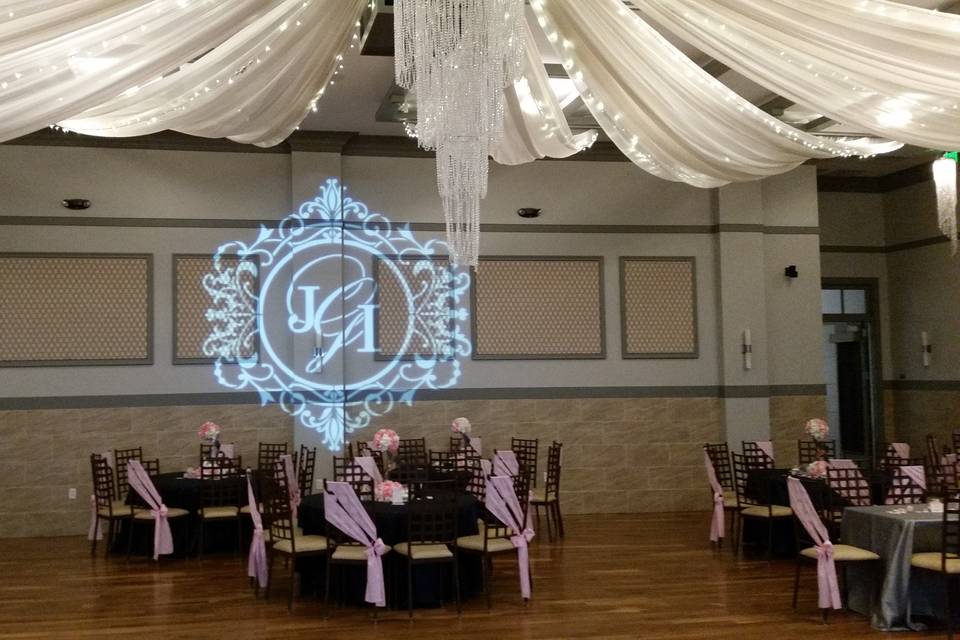 Custom gobo monogram 1