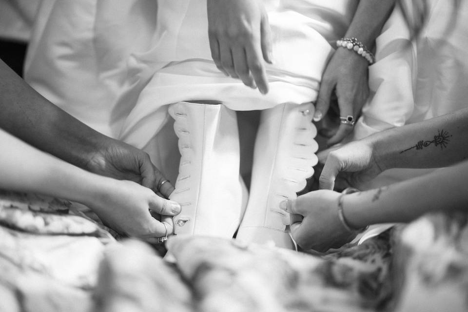 Bride Getting Ready