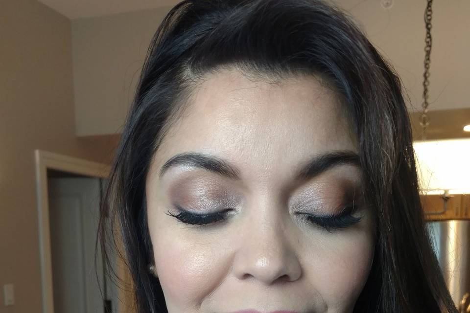 Bridesmaid makeup