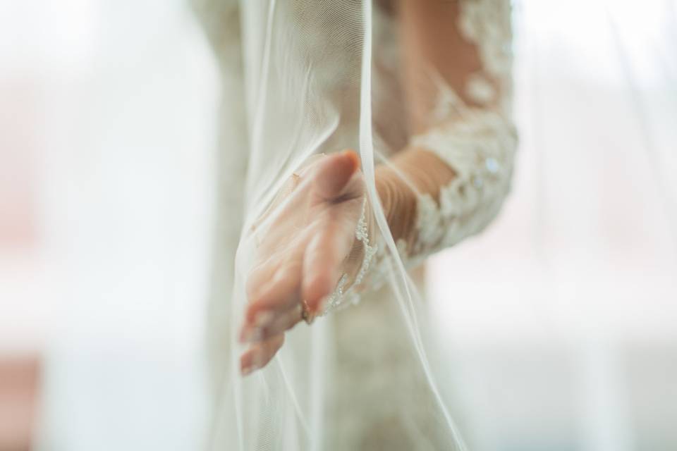 Bride at Pecan Springs Ranch