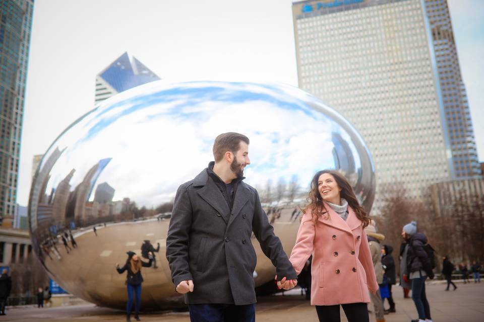 Downtown Chicago Engagement