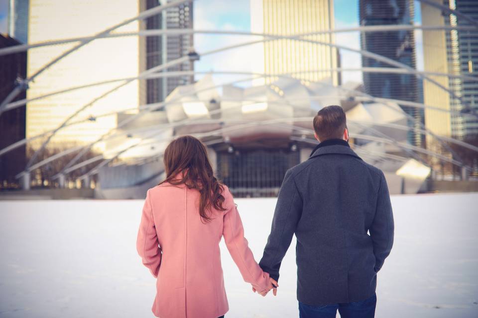 Downtown Chicago Engagement