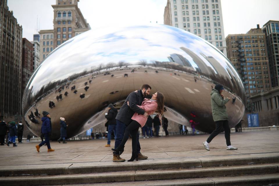 Downtown Chicago Engagement