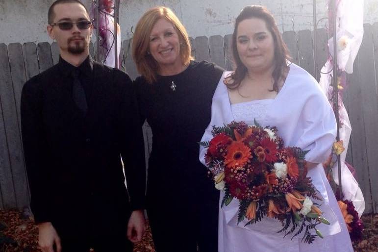 Officiant Pauline Downey