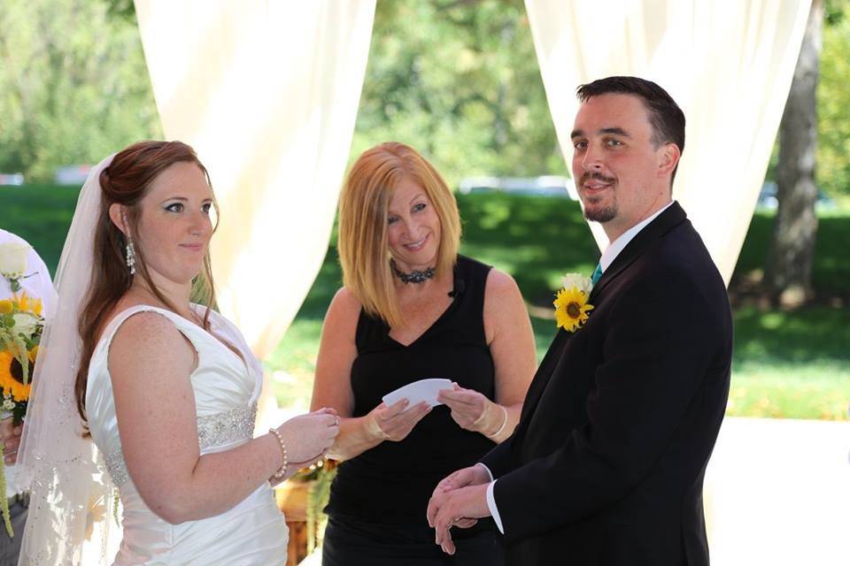 Officiant Pauline Downey