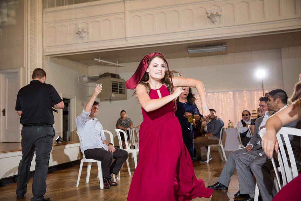 Red dress