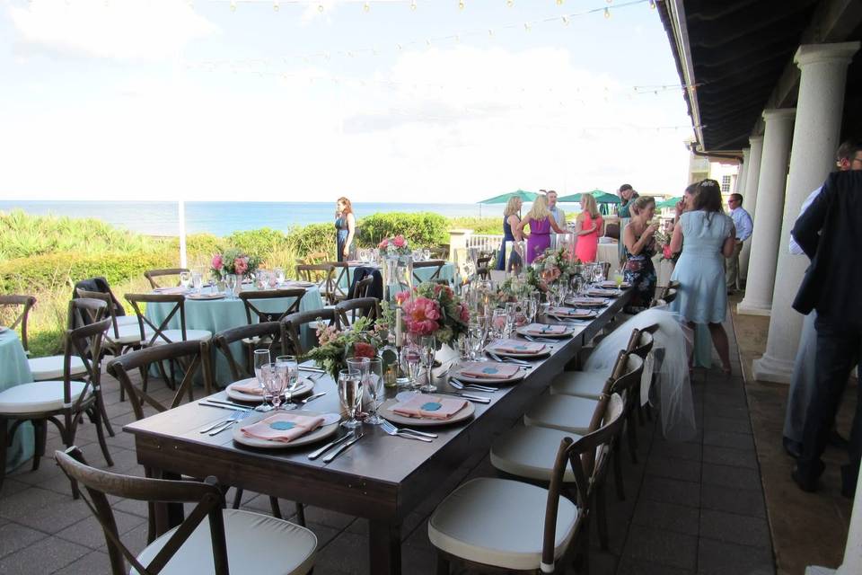 Dinner in the terrace