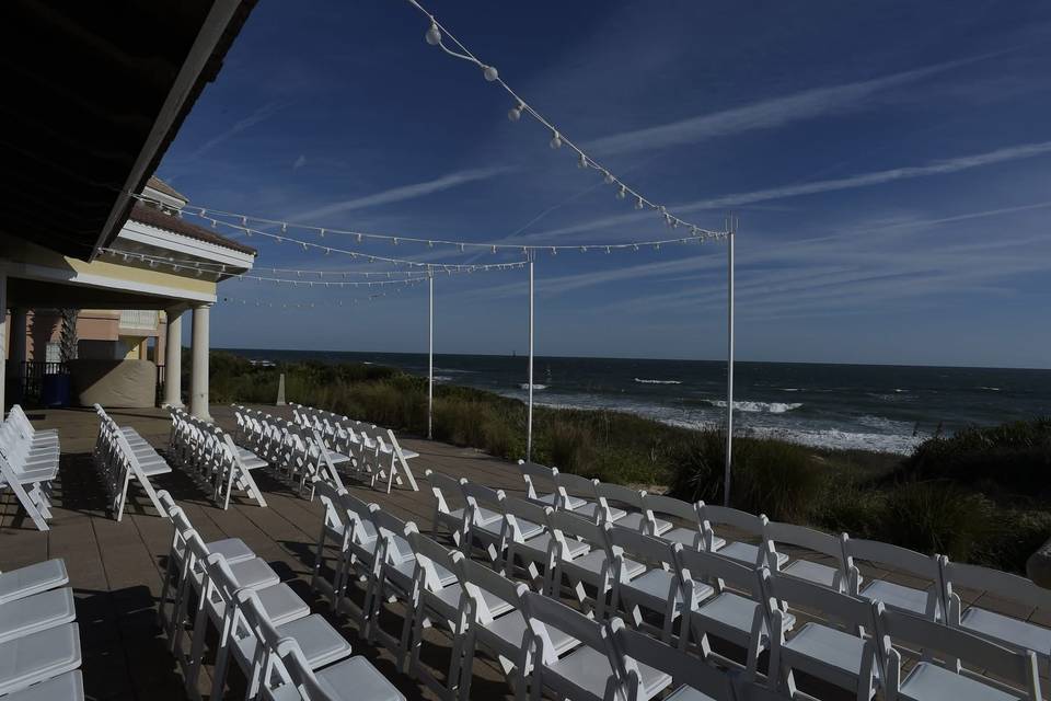 Terrace wedding