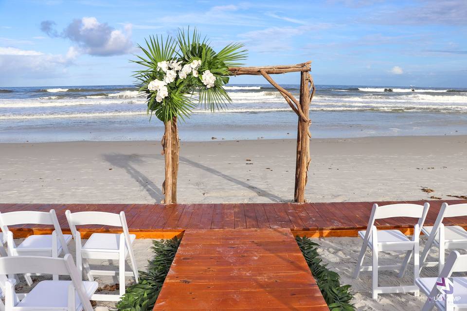 Beachwood Wedding Arch