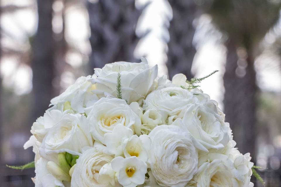 White Bridal Bouquet