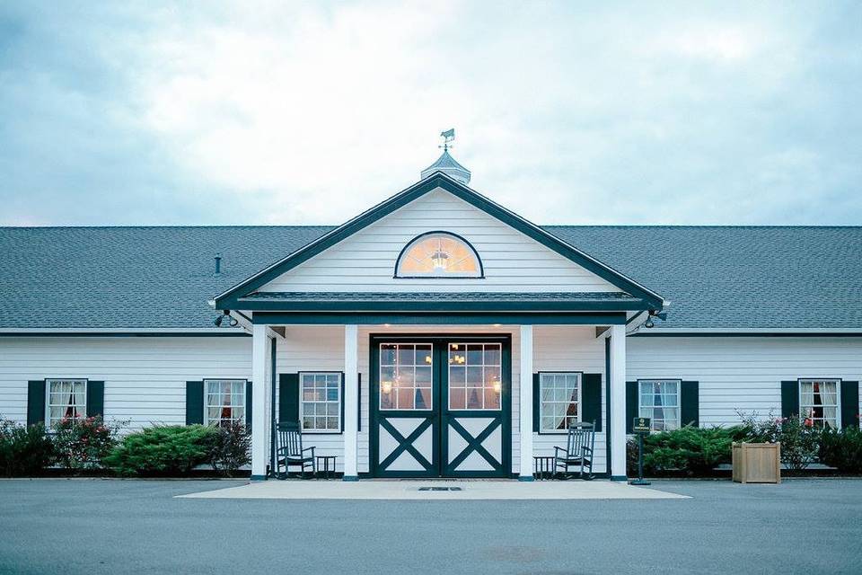 Exterior of The Event Barn