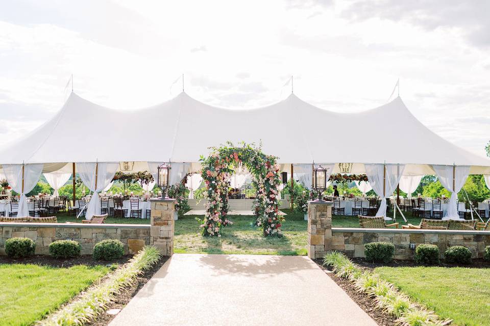 Tent at Tasting Room