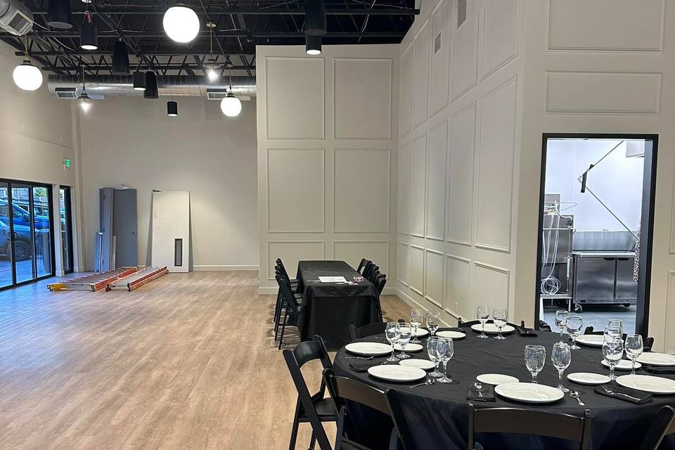 Destination 339 is a chic, modern event venue located in the heart of charming downtown Camas, just minutes from Portland and Vancouver. Designed with versatility and convenience in mind, our space is perfect for creating the wedding of your dreams.We provide everything you need for a seamless celebration, including tables, chairs, bistro tables, linens, and dishes. Our state-of-the-art AV system makes it easy to set the perfect mood—simply connect via Bluetooth to play your favorite music or display a slideshow or video on our jumbo screens.We’re also here to help with thoughtful extras that make planning easier. Need a ceremony location? We can coordinate with a nearby church. Looking for catering? We’ll connect you with local restaurants that fit your style and budget. Out-of-town guests or wedding party members can enjoy the hotel conveniently located right across the street—ideal for overnight stays or a relaxed bridal suite for getting ready. Planning to offer childcare for guests? We even have a dedicated space for that!With our modern amenities, walkable downtown setting, and personalized support, Destination 339 is more than a venue—it’s your partner in creating a stress-free, joy-filled wedding day.