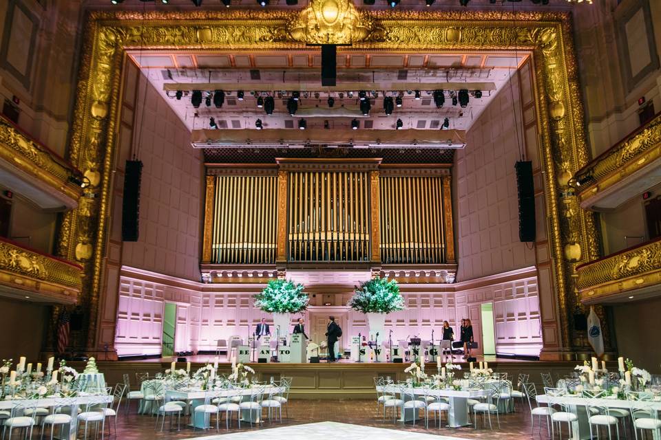 Symphony Hall, Boston Wedding