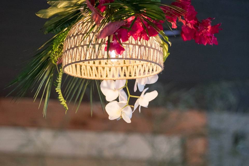 Tropical chandelier