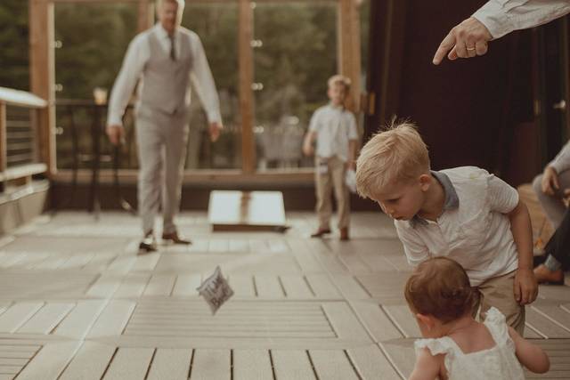 Corn hole Sleigh deck