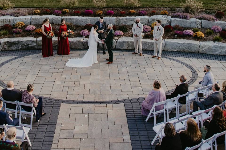 Patio ceremony