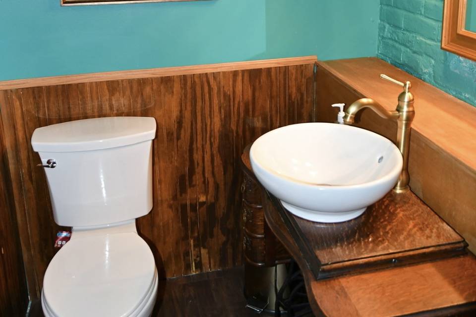 Speakeasy bathroom