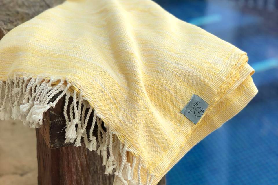 Yalova Beach Towel Yellow