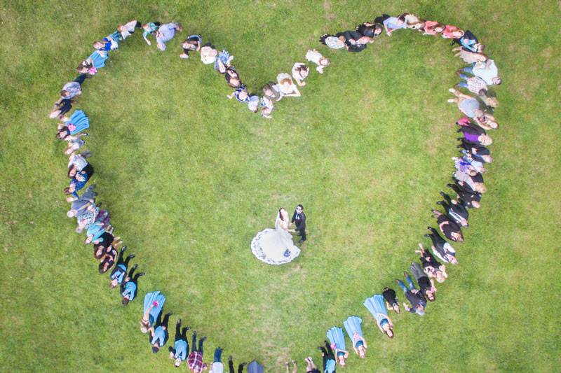 Human heart formed