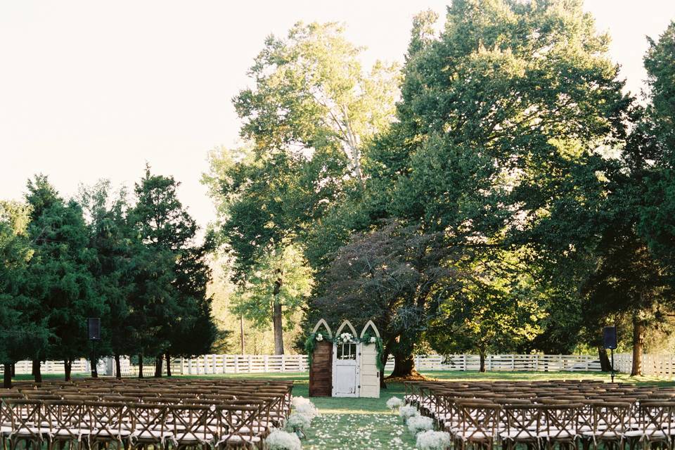 Wedding setup