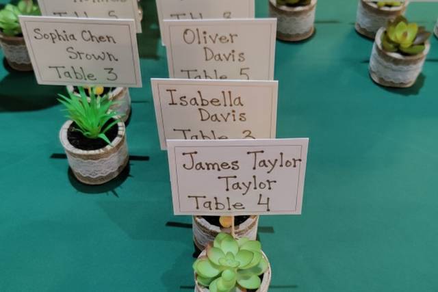 Place Card Holders