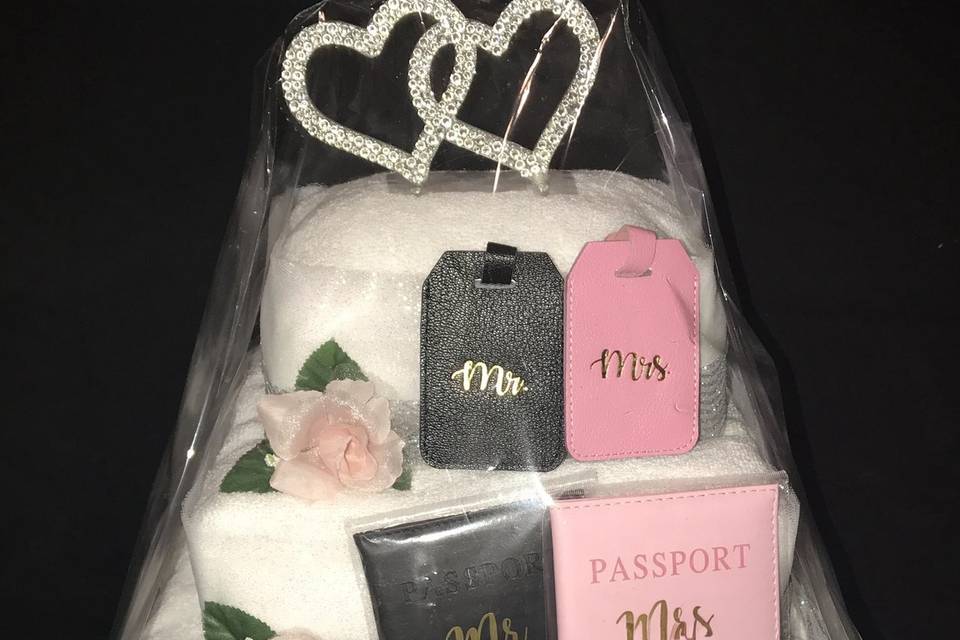 Bridal Shower Towel Cake