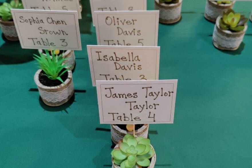 Place Card Holders