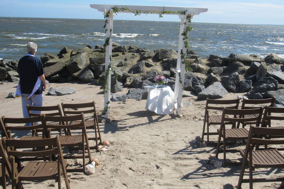 Outdoor ceremony