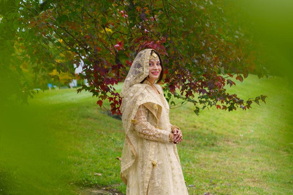 Beautiful Fall Bride