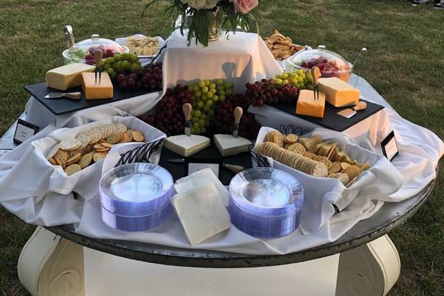 Cheese & Fruit Display