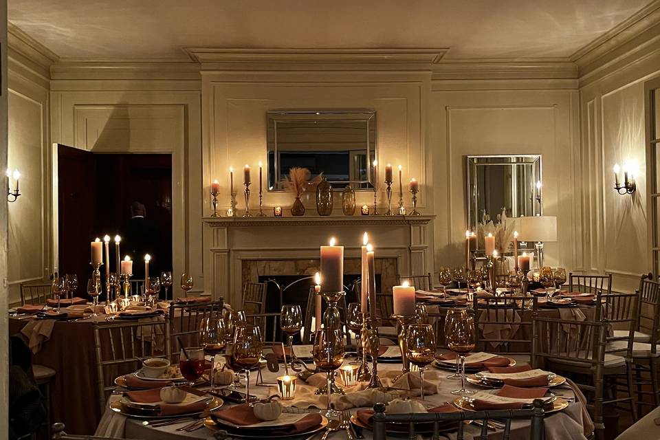 Nighttime Dining Room Shot