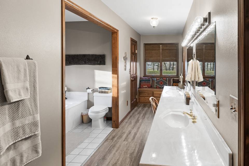 Master suite bathroom