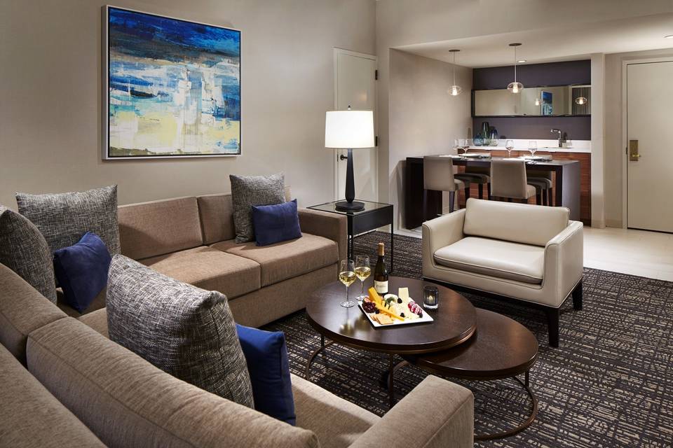 Executive Suite Living and Dining Room