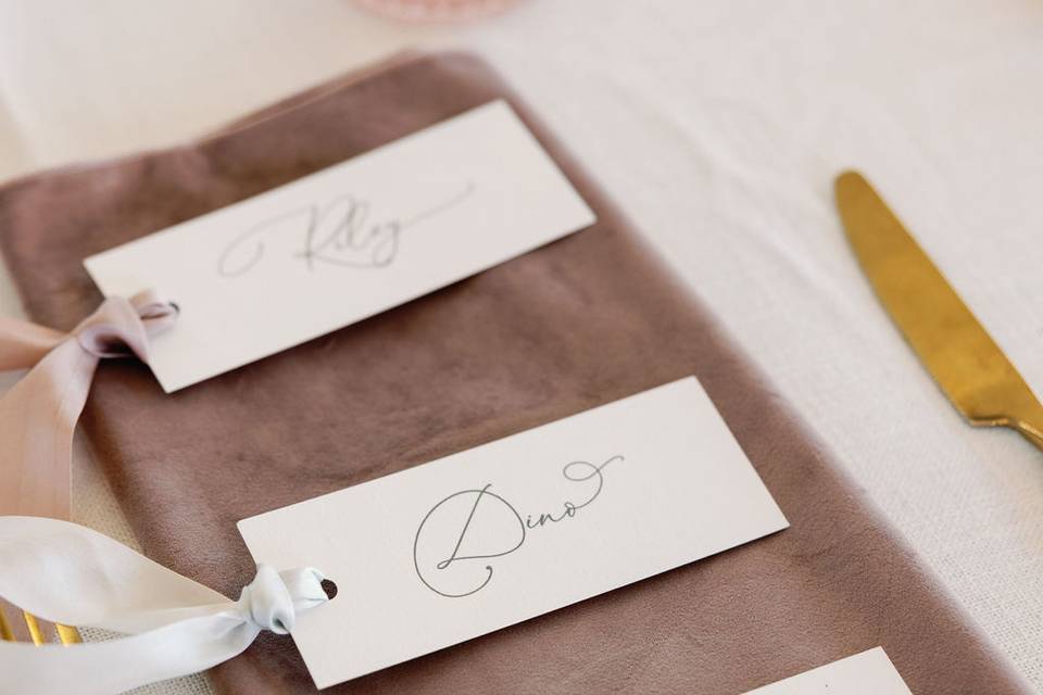 Custom Place Cards