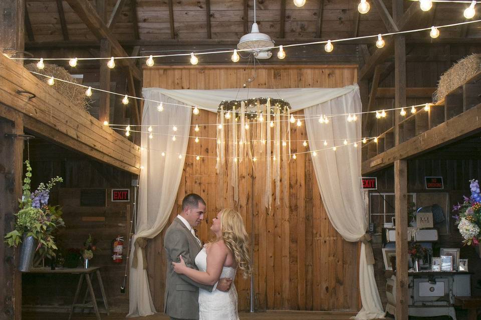 Couple first dance