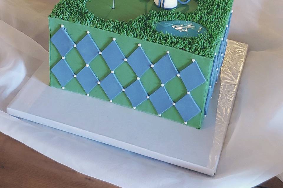 Golf Groom's Cake