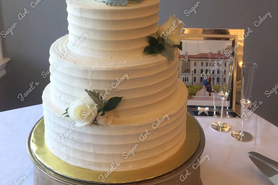 Textured buttercream