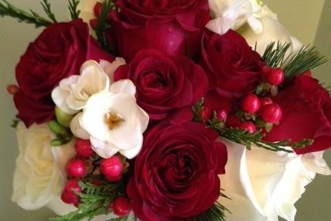 Rose hypericum berry bouquet