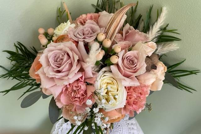 Dusty pink bouquet