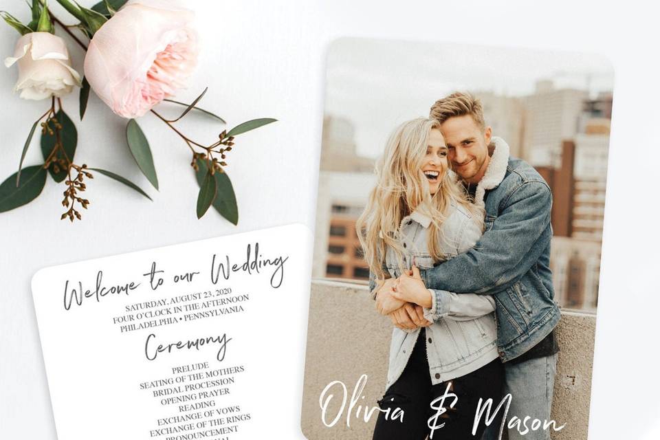 Wedding fan program