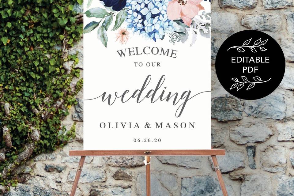 Find Your Seat Sign Wedding Seating Sign Printable Wedding Signs Flair  Calligraphy Edit Online Templett Download PDF 8 X 10 