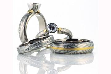 Engagement rings with wedding bands