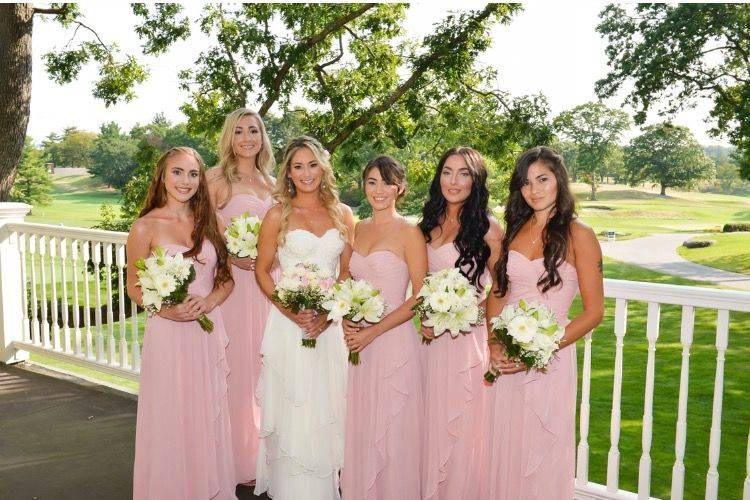 Erika's bridal party