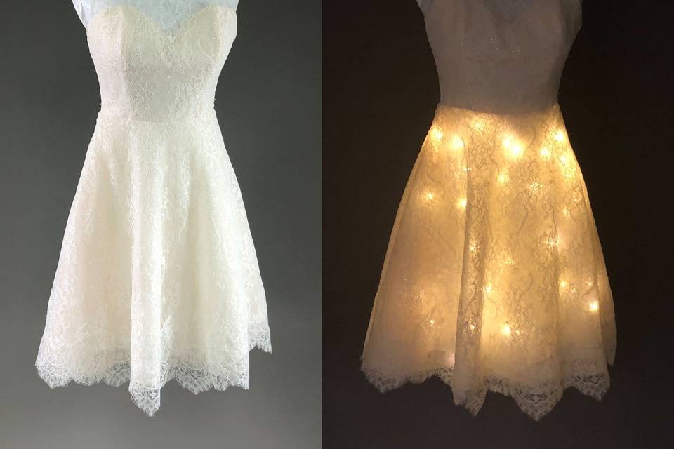 Custom light-up skirt