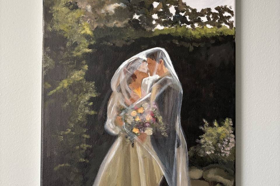 Live Wedding Painting