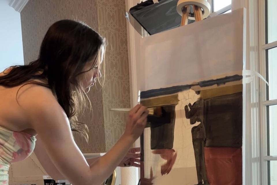 Live Wedding Painting
