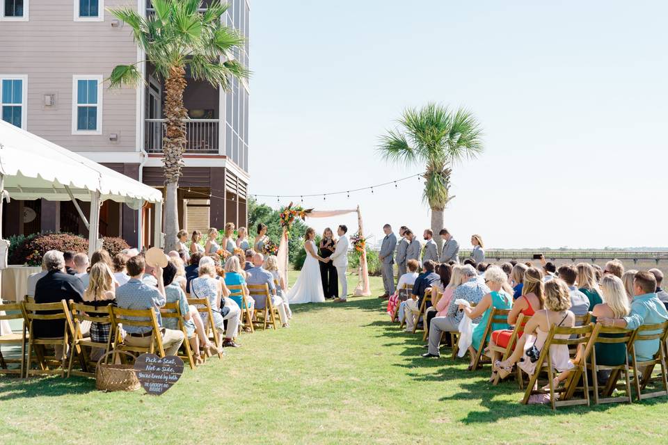 Ceremony set up