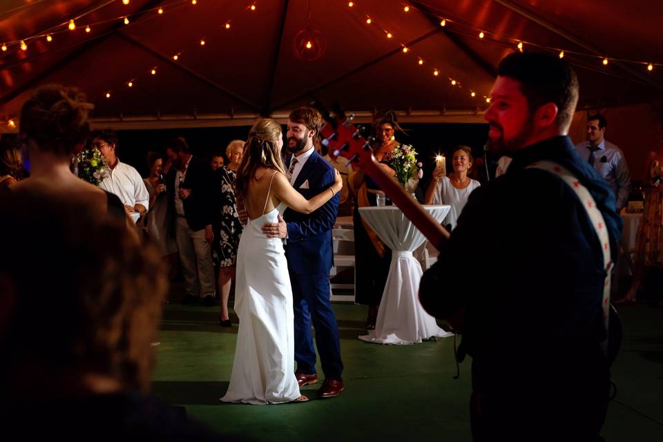 First Dance under the tent