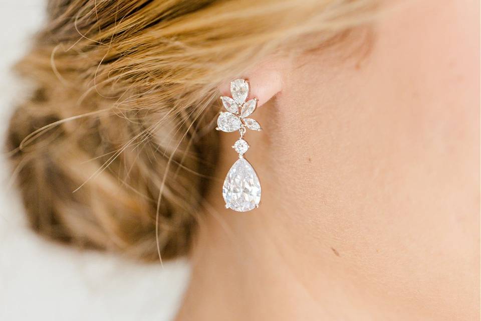 Charlotte bridal earrings